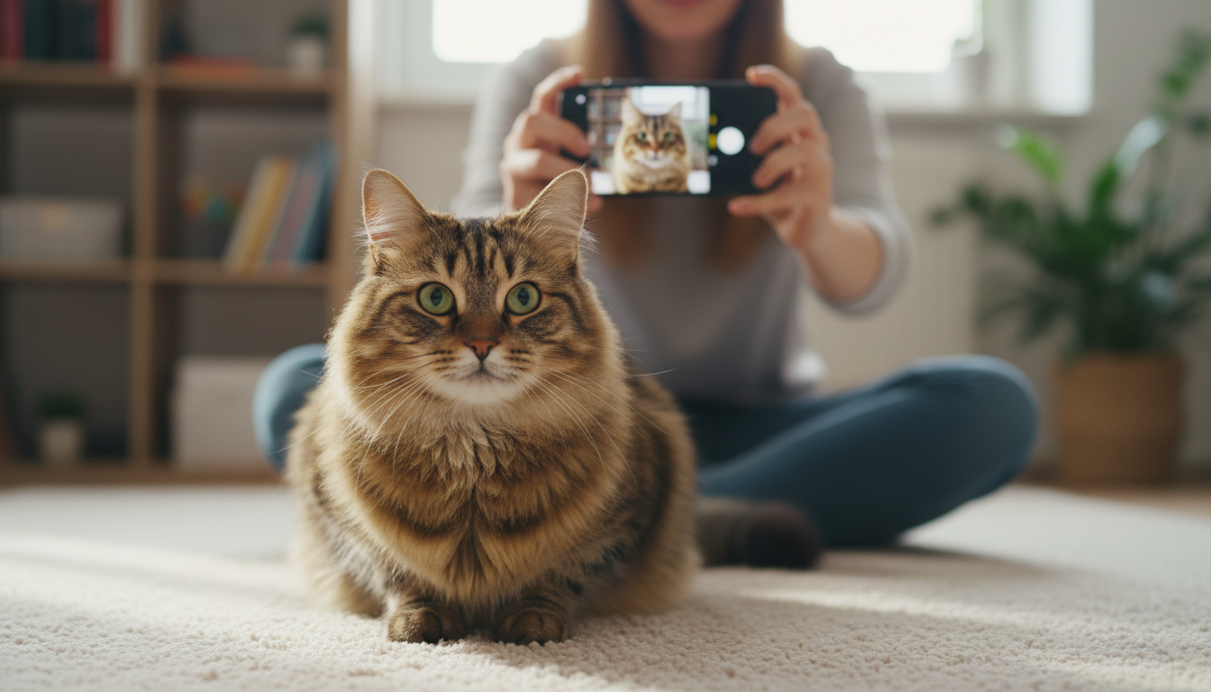 Katze Handy Sofa
